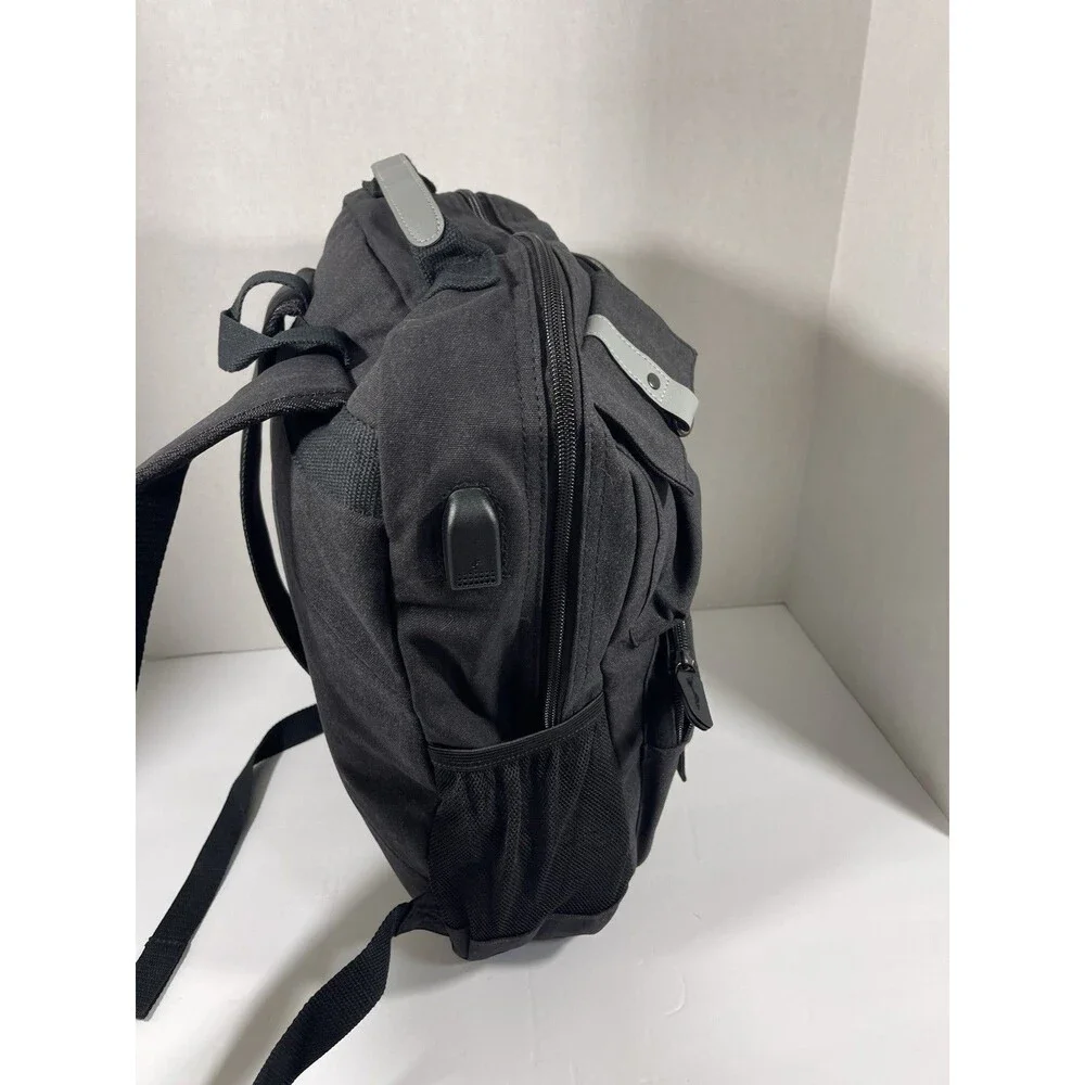 Bella Russo Multi Pocket USB Port Laptop Backpack New